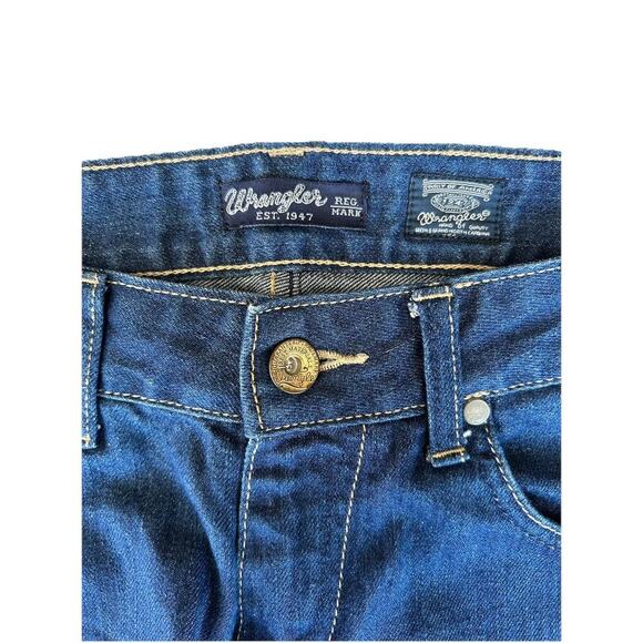 Vintage 90s Women’s Wrangler Cotton Denim Jeans Low Rise Straight Leg Waist 30” - Picture 3 of 7